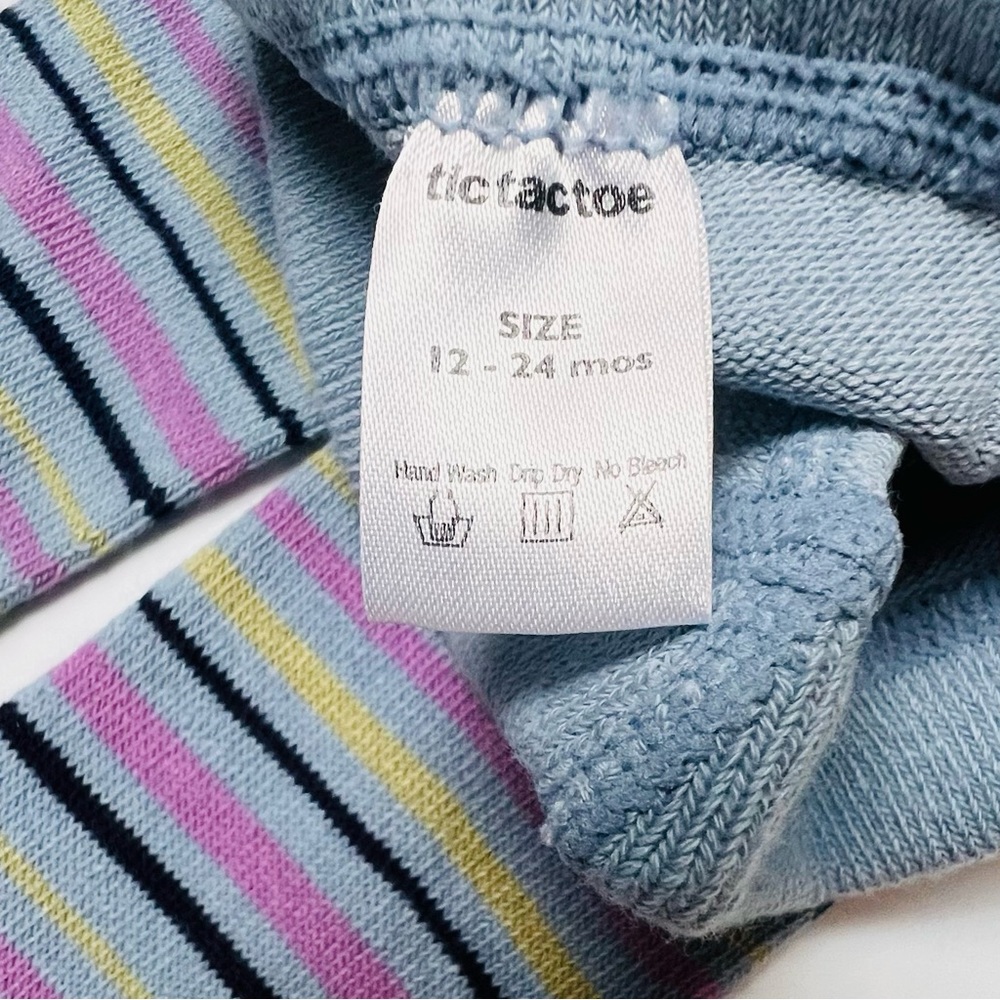 Baby Tights Multicolor Stripes NWOT - Picture 4 of 5